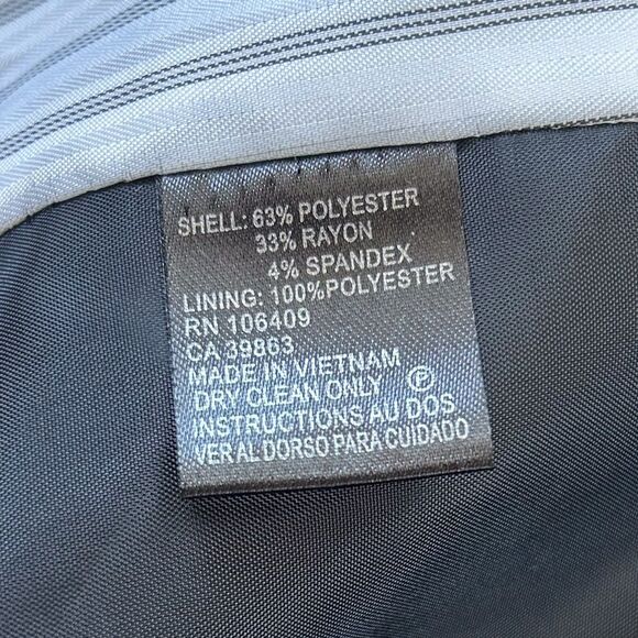 Tahari ASL Women’s Inverted Notch Collar Black Flounce Skirt Suit Size 14 - Picture 11 of 14